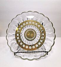 Vintage Culver Glass MCM Serving Platter 