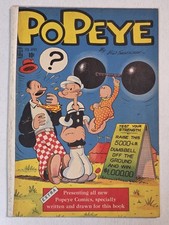 Popeye #1 VG Restored Off White Bud Sagendorf, Dell 1948 Pre-Code Golden Age  picture