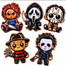 Halloween Chibi Limited Mintage 5 Piece Set 999 Fine Copper Bar  Estate Sale Lot picture