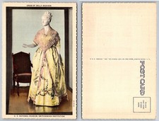Washington D.C. Smithsonian National Museum Dolly Madison Dress Curt Postcard picture