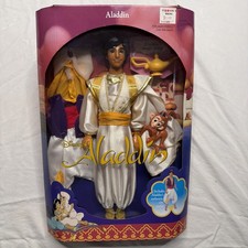 Disney's Aladdin Doll with City Outfit w/ Abu 1992 Mattel 2548 NRFB - #396 picture