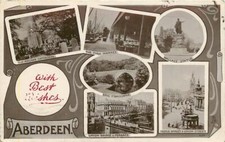 Aberdeen Scotland 6 Insets OLD PHOTO picture