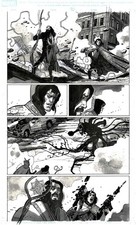 Gabriel Hernández Walta - Doctor Strange #385 p 7 (Loki and Strange vs Void) picture