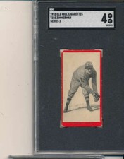 1910 old mill T210 Zimmerman Lynchburg series 2 trading card  SGC 4 vg-ex bmpcl picture