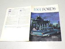 1961 FORD FAIRLANE ORIGINAL SALES BROCHURE OEM CATALOG picture