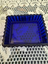 Cobalt Blue Antique Trinket Dish RARE picture