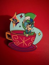 DLR 70th Anniversary Mystery Mad Hatter Teacup Disney Pin Disneyland picture