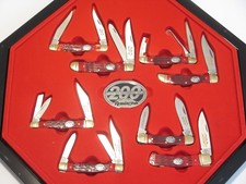 '16 Remington R11918 200th Anniversary Limited Red Bone Folding Pocket Knife Set picture