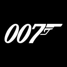 007 James Bond Decal Sticker White Die Cut Vinyl picture