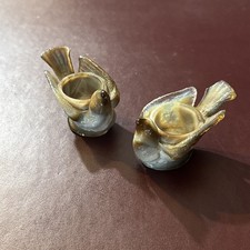 Boyd Birds Set Of Two Vintage Small Candle Holders 3” Read Description  picture