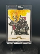 2026 Topps Marvel Mint - Ghost Rider - Original Encased Glitter Sketch picture