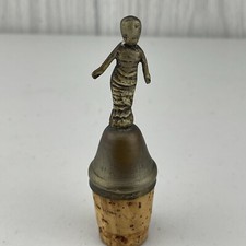 Antique Baby Jesus Holy Water Wine Cork Topper ITALY BELLI (VALERIO?) 2.75