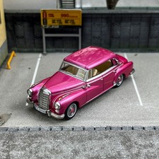 1/64 Scale Pink Convertible 300D Diecast Model, Opening Hood, Vintage German picture