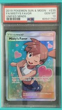 Pokemon PSA 10 Misty's Favor 235 Unified Minds picture