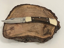 Buck 110 USA EBONY Hunting Folding Pocket knife-Excellent Condition------- picture