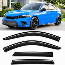 2022-2026 Tape-On Rain Guards for Honda Civic Hatchback Side Window Visor Deflec picture