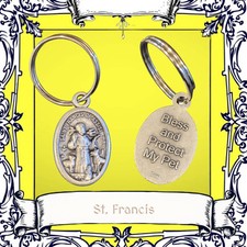Small St Francis Of Assis Keychain picture