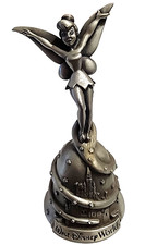 Disney Tinker Bell Figurine Genuine Pewter with Bell Made In USA picture