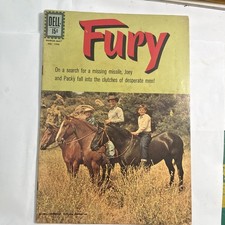 Four Color #1296--1962-- FURY-- Dell Western-- comic book picture
