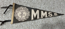 RARE Vintage Maryland Medical Secretarial School Pennant M.M.S.S. picture