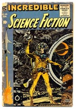 Incredible Science Fiction #33 FA, Davis Krigstien Orlando Wood, EC Comics 1956 picture
