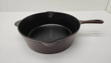 Le Creuset 27 Brown Enamled Cast Iron 3.75qt Cassadou Deep Skillet | USED picture