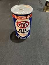 Vintage STP 15oz Oil Treatment Can Unopened Made In The USA ~NOS 1985 Very Clean picture