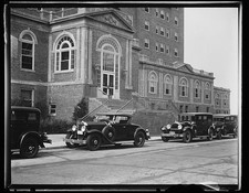 Photo:1929 Building with Vintage Cars July August Street Scene picture