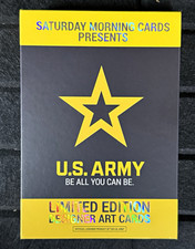 Saturday Morning Cards U.S. Army Limited Edition Designer Art Cards Sealed New picture