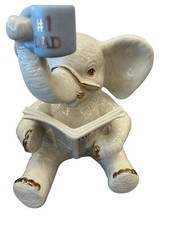 Lenox Storytime Elephants #1 Dad Figurine 4” picture