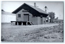 c1960's Conrad South Dakota SD Railway Train Depot Station RPPC Photo Postcard picture