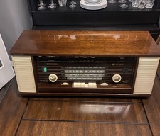 Vintage 1963 Philips Reverbeo B7X43A Tube Radio Stereo Norelco Bi-Ampli Works picture