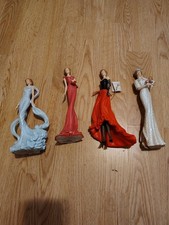 Hamilton Collection Princess of Our Hearts Diana Princess Figures Set 4 picture