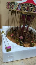 DEFECTIVE Mr Christmas Worlds Fair Swing Carousel Gold Label Collection  G3D picture