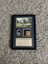 Gettysburg Artifacts  General Meade's Headquarters Bullet and  Wood  NM picture