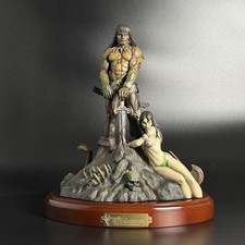 Moore Creations Conan Frazetta Barbarian Statue- Hand Painted /6500 - Box Damage picture