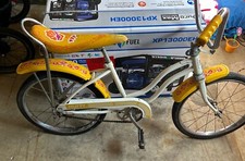 Vintage Huffy Cactus Flower Bicycle  Banna Seat  70s picture
