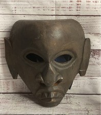 Vintage Handcrafted Wooden Nepalese Jakhri Mask picture