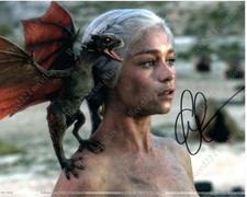 Emilia Clarke Signed 8x10 Photo UACC COA + Date, Location, & Event Details picture