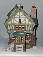 Vintage 1993 2nd edition Dickens Village series The Pied Bull Inn w original box picture