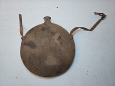 Civil War to Indian Wars Canteen w/Cover + Partial Leather Strap picture