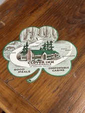 Luggage Label Clover Inn Redwood Highway Cloverdale,CA picture