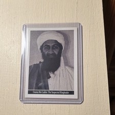 Topps The Investigation #19 Osama Bin Laden: The Suspected Ringleader 2002 picture