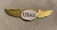 US Air Airlines Pilot Wings Pin Badge Aviation Insignia picture