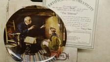 KNOWLES CHINA COLLECTOR PLATE, NORMAN ROCKWELL, 1988,