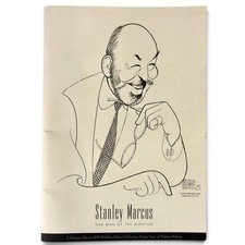 Neiman Marcus Stanley 90th Birthday Program Our Man of the Nineties Hirschfeld picture