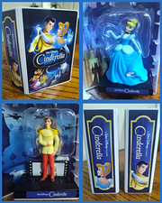 Disney Basic Fun VHS Mini Figure Set Cinderella & Prince Charming New See Desc. picture