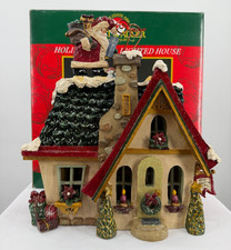 Kurt S. Adler Snowtown HOLIDAY HOME Lighted Christmas NIB w/ Cord #J8725 VTG picture