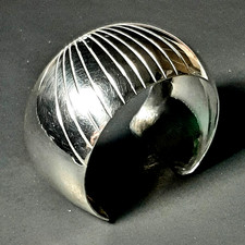 VTG Michael Perry MP Navajo Native American Sterling Silver 925 Bracelet 55g picture
