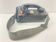 US Army Field Telephone TA-312/PT Vintage Military Phone Unit Good Overall Shape picture